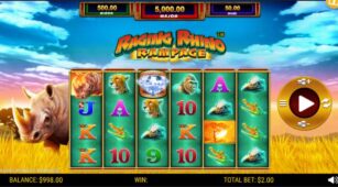 Raging Rhino Rampage demo play free 0