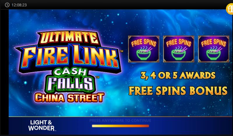 Ultimate Fire Link Cash Falls China Street