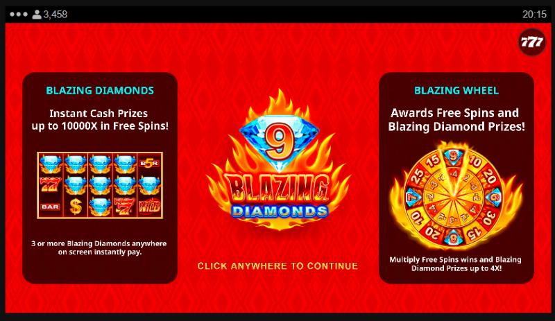 9 Blazing Diamonds