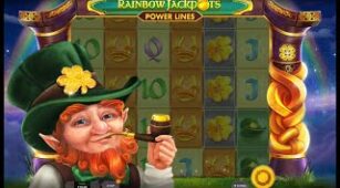 Rainbow Jackpots Power Lines max win video 1