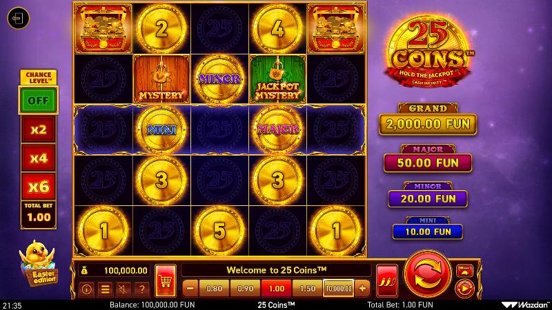 25 Coins Easter