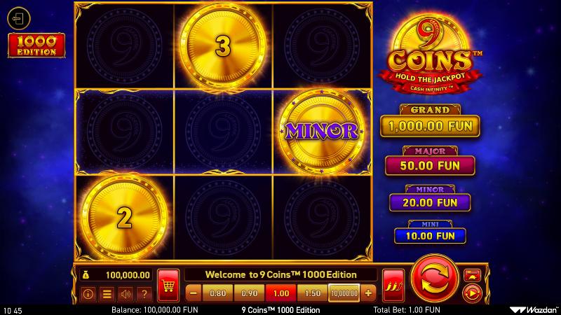 9 Coins 1000X Edition