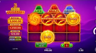 3 Coin Volcanoes demo play free 3