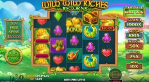 Wild Wild Riches Returns demo play free 2