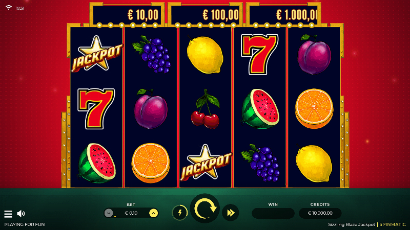 Sizzling Blaze Jackpot