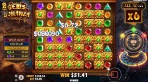 Gems Bonanza demo play free 1