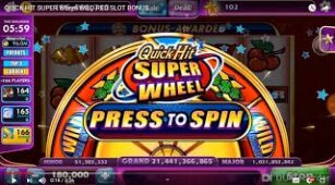 Quick Hit Super Wheel Wild Red — Private max win video 0