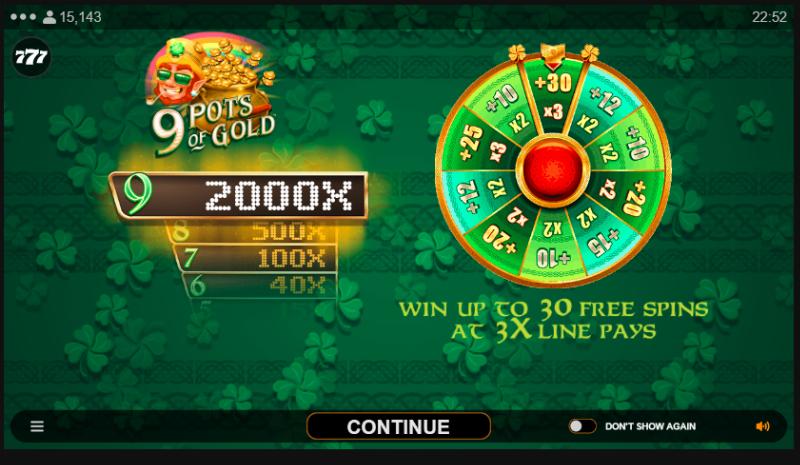 9 Pots Of Gold
