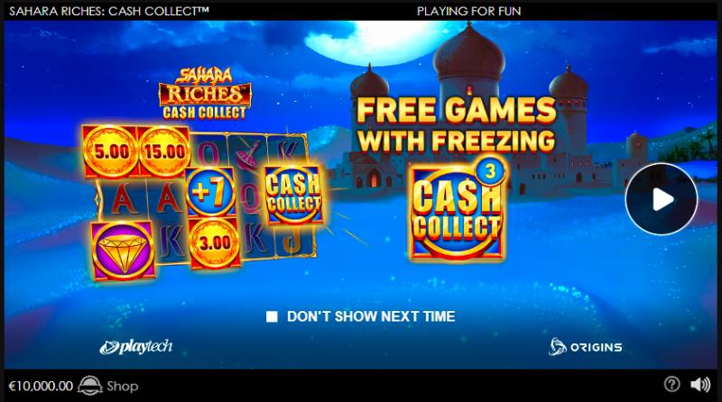 Sahara Riches Cash Collect