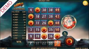 Slingo Lightning demo play free 3