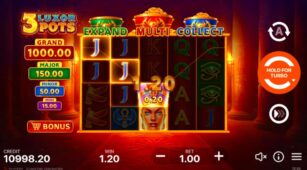 3 Luxor Pots Hold And Win demo play free 2