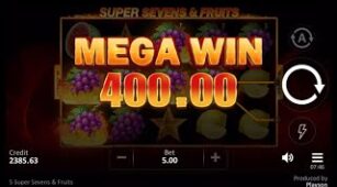 5 Super Sevens & Fruits max win video 0