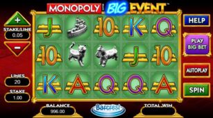 Monopoly Big Event demo play free 3
