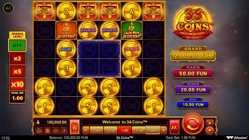 36 Coins