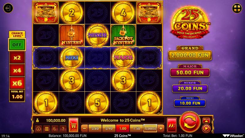 25 Coins