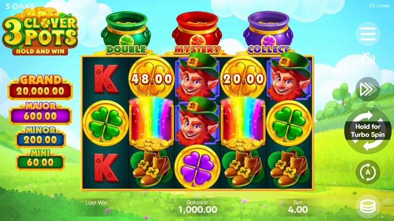 3 Clover Pots