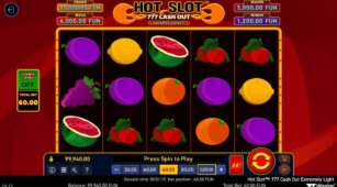 Hot Slot: 777 Cash Out Extremely Light demo play free 1