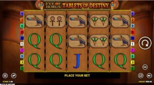 Eye Of Horus Tablets Of Destiny demo play free 2