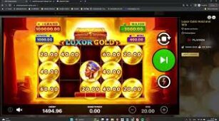 Luxor Gold Hold and Win max win video 1