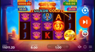 Luxor Gold Hold and Win demo play free 2