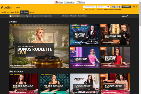 Betfair Casino ansvarsfullt spelande