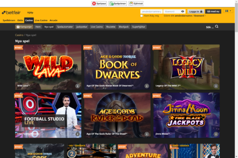Betfair Casino kampanjer