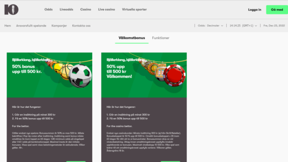 10bet Casino kampanjer