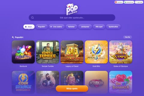 Pop Casino kampanjer