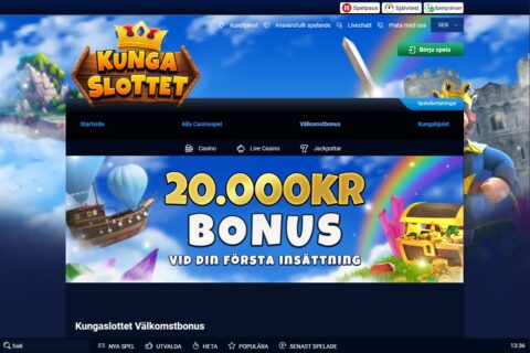 Kungaslottet Casino ansvarsfullt spelande