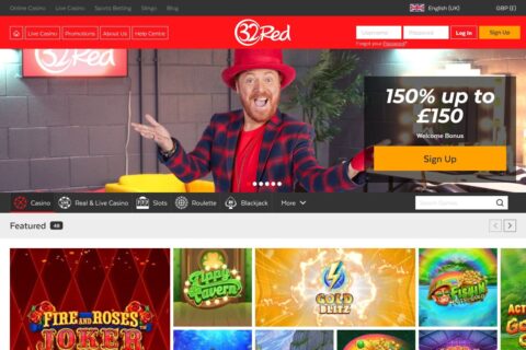 32Red Casino startsidan