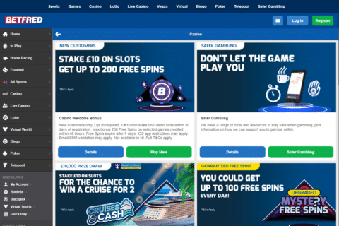 Betfred Casino kampanjer