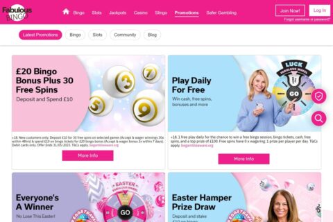 Fabulous Bingo Casino kampanjer