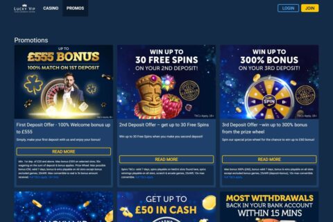 Lucky VIP Casino kampanjer