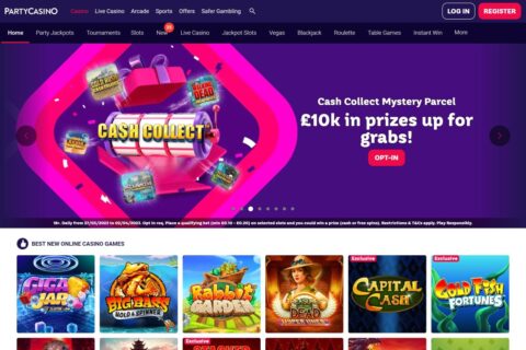 Party Casino Casino startsidan