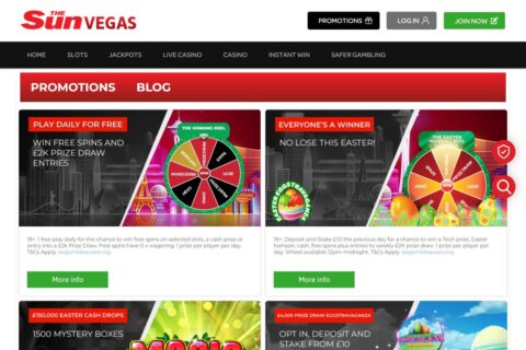 Sun Vegas Casino kampanjer