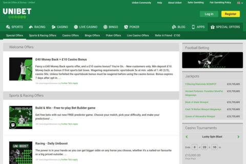 Unibet Casino kampanjer