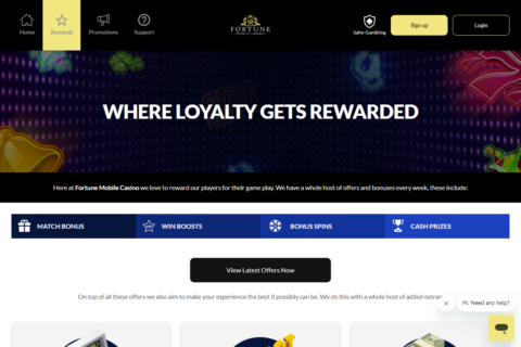 Fortune Mobile Casino kampanjer