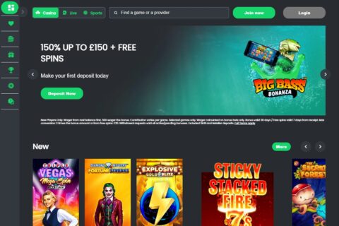 CasinoKings Casino startsidan