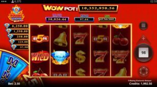 9 Blazing Diamonds Wowpot demo play free 3