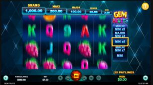 Gem Fruits demo play free 2