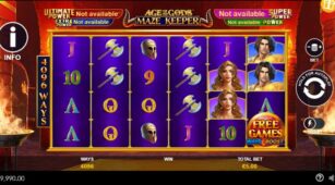 Age Of The Gods Maze Keeper demo play free 2