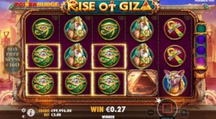 Rise Of Giza Powernudge demo play free 2