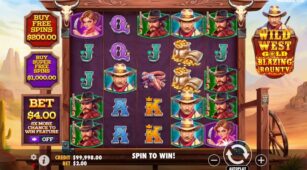 Wild West Gold Blazing Bounty demo play free 0