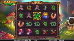 Lucky Lady Leprechaun demo play free 3