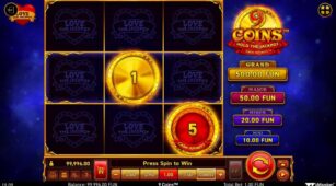 9 Coins Love The Jackpot demo play free 3