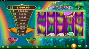12 Pots Of Gold Drum Frenzy (Gameburger Studios) … demo play free 0