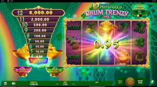 12 Pots Of Gold Drum Frenzy (Gameburger Studios) … demo play free 1
