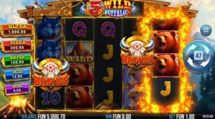 5 Wild Buffalo 3 demo play free 0