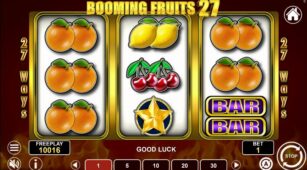Booming Fruits 27 demo play free 1