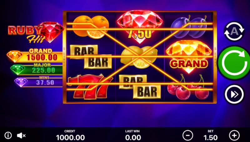 Ruby Hit: Hold And Win